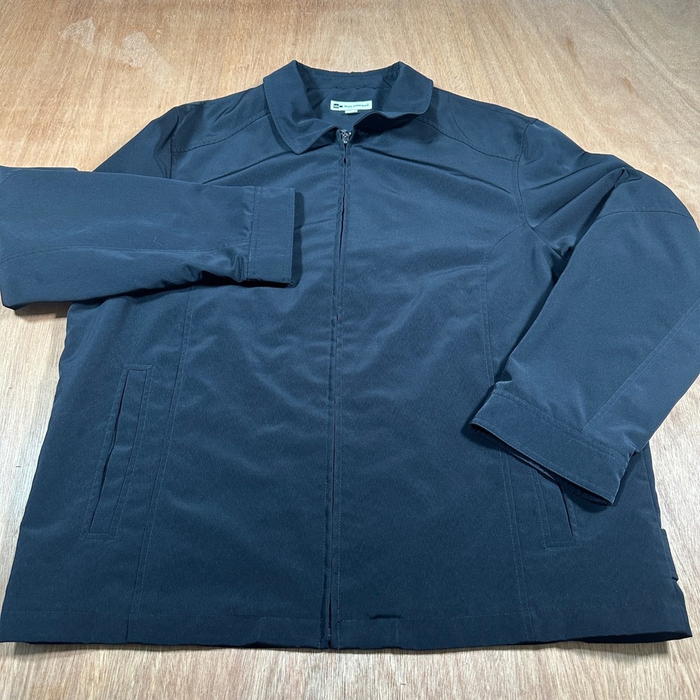 Wilke Rodriguez Full Zip Jacket Mens Large Black Lightweight Mesh Lined